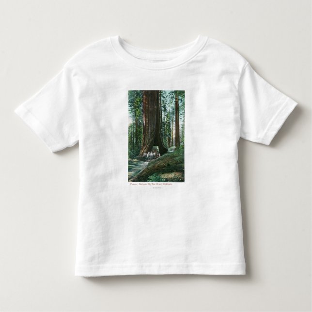 Ansicht des Pferdewagens unter Wawona Baum Kleinkind T-shirt (Vorderseite)