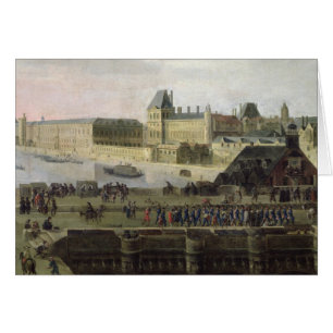 Ansicht des Pont-Neuf und des Flusses die Seine