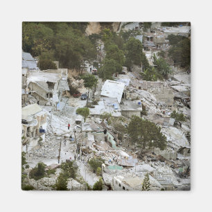 Ansicht des Port-au-Prince, Haiti Magnet