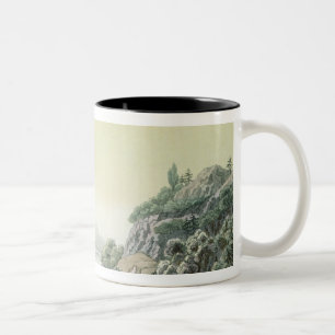 Ansicht des Potomacs nahe Mount Vernon (colou Zweifarbige Tasse