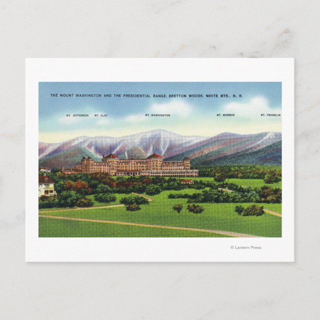 Ansicht des Präsidentenbereichs Postkarte (Vorderseite)