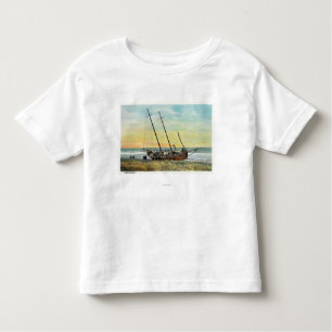 Ansicht des Rum-Läufer-Schiffs an Land Kleinkind T-shirt