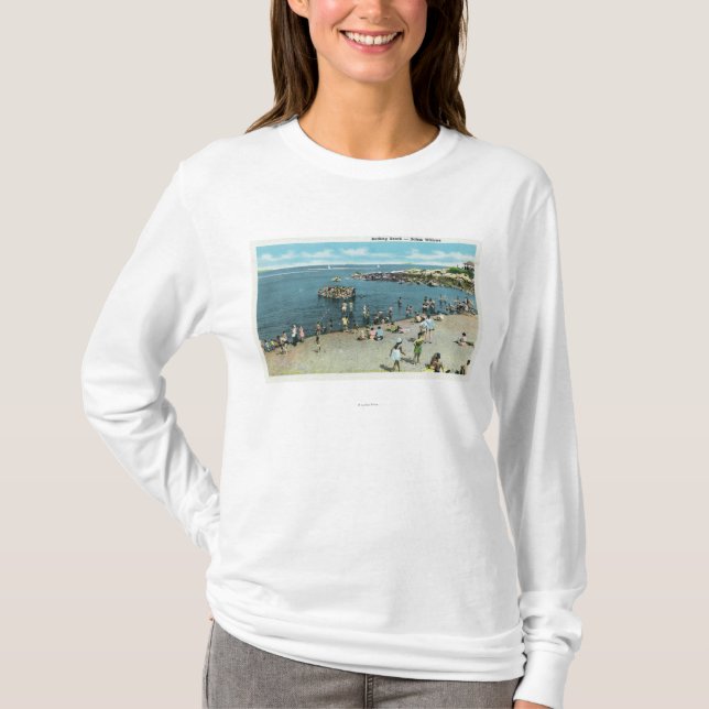 Ansicht des Salem-Weide-Strandes T-Shirt (Vorderseite)