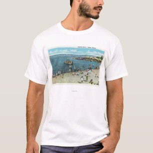 Ansicht des Salem-Weide-Strandes T-Shirt