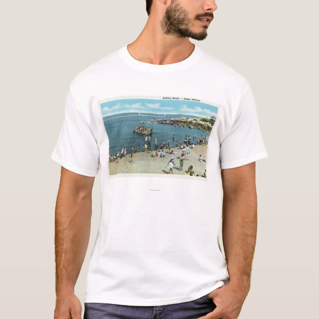 Ansicht des Salem-Weide-Strandes T-Shirt (Vorderseite)
