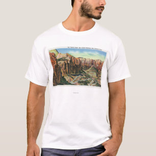 Ansicht des Schalters zurück, das T-Shirt