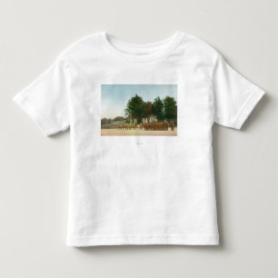 Ansicht des Schutz-Bergs Presidio in der Bildung Kleinkind T-shirt