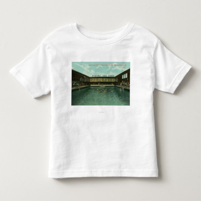 Ansicht des Schwimmen-Behälters Kleinkind T-shirt (Vorderseite)