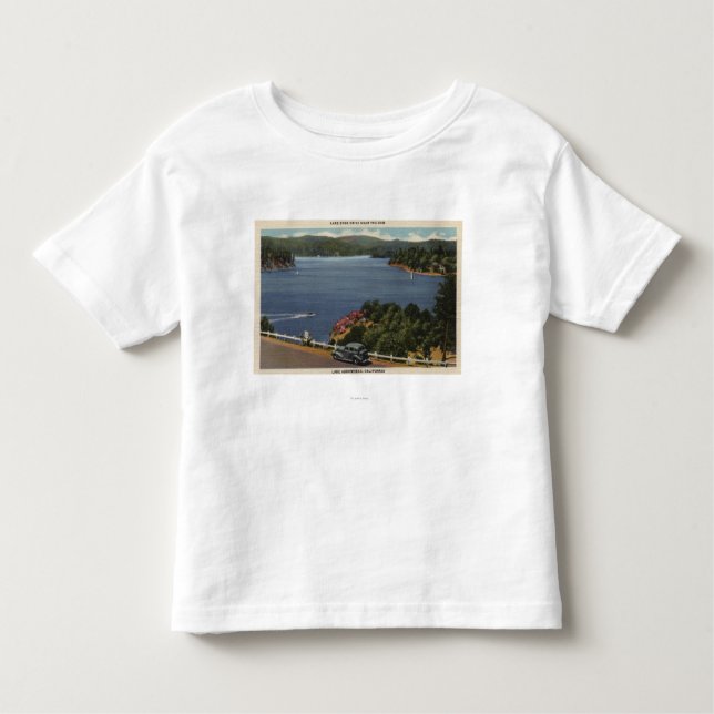 Ansicht des See-Rand-Antriebs nahe Verdammung Kleinkind T-shirt (Vorderseite)