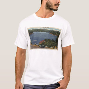 Ansicht des See-Rand-Antriebs nahe Verdammung T-Shirt