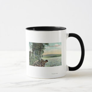 Ansicht des See-Ufers Tasse