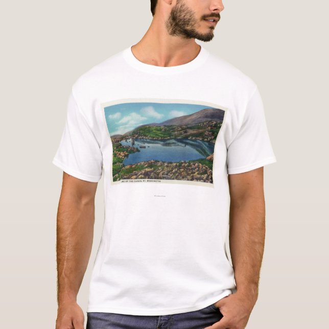 Ansicht des Sees der Wolken T-Shirt (Vorderseite)