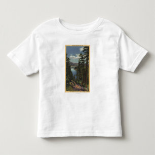 Ansicht des Sees durch die Kiefern # 2 Kleinkind T-shirt