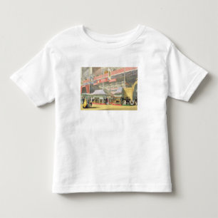 Ansicht des Sheffield-Hardware-Stands und des Kleinkind T-shirt
