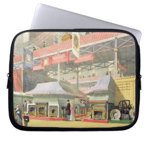 Ansicht des Sheffield-Hardware-Stands und des Laptopschutzhülle