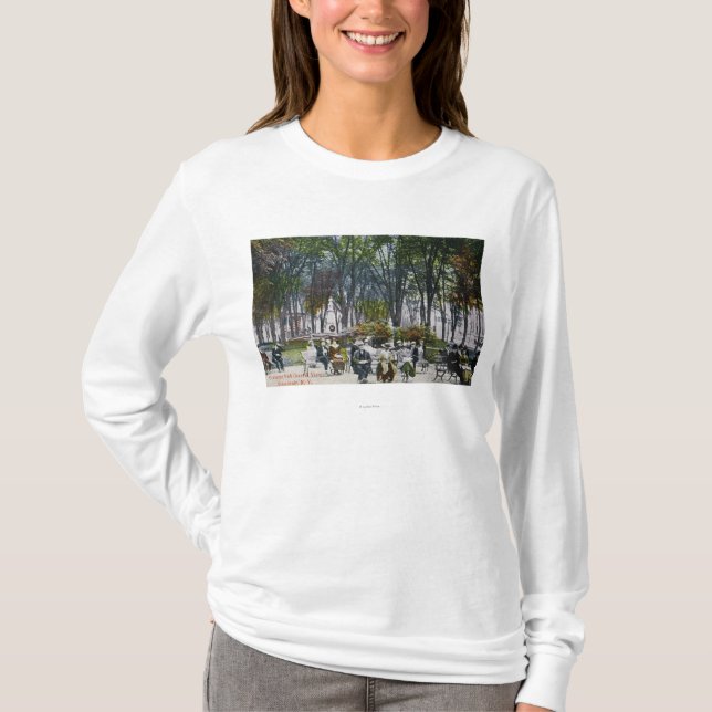 Ansicht des sichelförmigen Parks T-Shirt (Vorderseite)