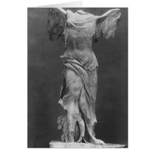 Ansicht des Sieges Samothrace im Louvremuseum