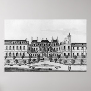 Ansicht des Soissons Hotels in Paris Poster