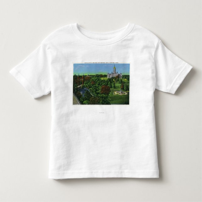 Ansicht des Staats-Hauptstadts-Bodens, Kleinkind T-shirt (Vorderseite)