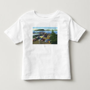 Ansicht des städtischen Piers Kleinkind T-shirt