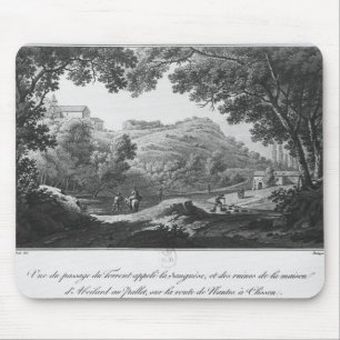 Ansicht des Stromes bekannt als La Sanguese Mousepad