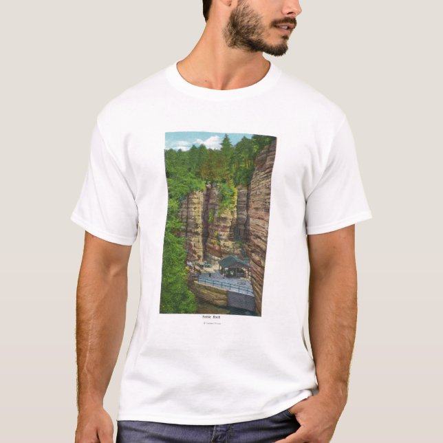 Ansicht des Tabellen-Felsens T-Shirt (Vorderseite)