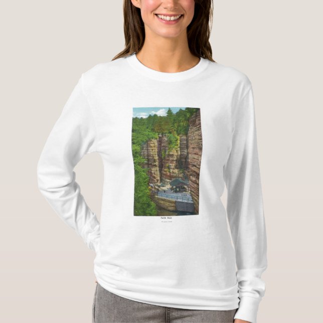 Ansicht des Tabellen-Felsens T-Shirt (Vorderseite)