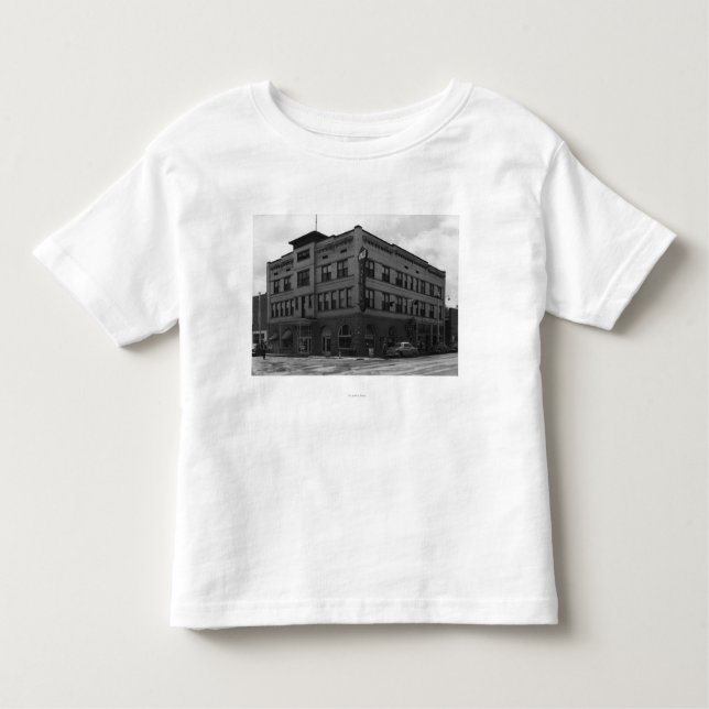 Ansicht des Tal-, Oregon der Hotel-Tal-Fotografie Kleinkind T-shirt (Vorderseite)