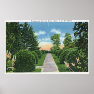 Ansicht des Tanglewood arbeitet # 2 im Garten Poster