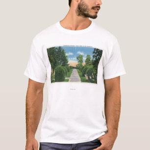 Ansicht des Tanglewood arbeitet # 2 im Garten T-Shirt