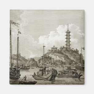 Ansicht des Tchin Shan oder goldene Insel, im Y Magnet