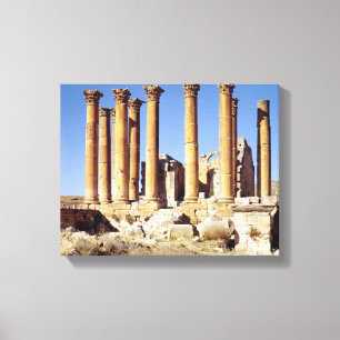 Ansicht des Tempel der Artemiss, errichtete Leinwanddruck