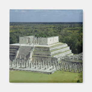 Ansicht des Tempels der Krieger geben ANZEIGE 150 Magnet