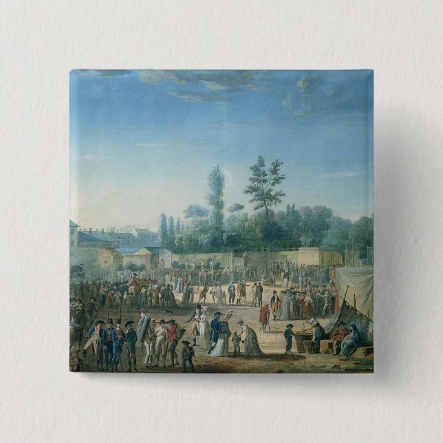 Ansicht des Tuileries Button (Vorderseite)