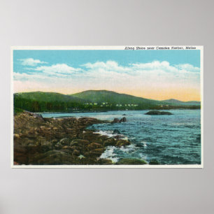 Ansicht des Ufers nahe Camden-Hafen Poster