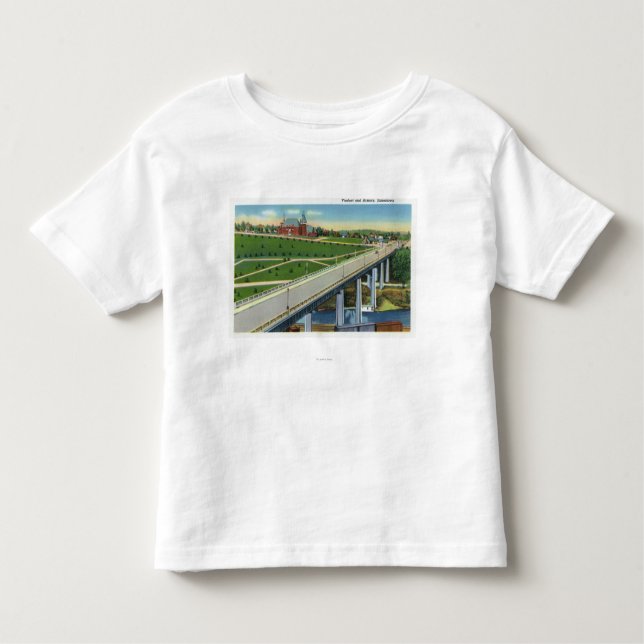 Ansicht des Viaduct und des Äußeren der Kleinkind T-shirt (Vorderseite)