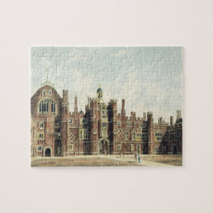 Ansicht des Vierecks am Hampton Court-Palast für Puzzle