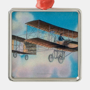 Ansicht des Voisin BiplaneFrance Ornament Aus Metall