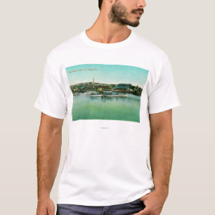 Ansicht des Wassers FrontSan Diego, CA T-Shirt