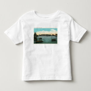 Ansicht des weißen Elefanten Kleinkind T-shirt