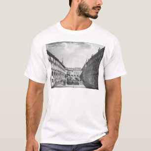 Ansicht des Yard der Männer beim Conciergerie T-Shirt