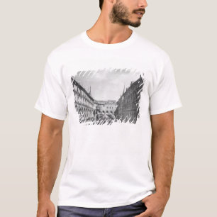 Ansicht des Yard der Männer beim Conciergerie T-Shirt