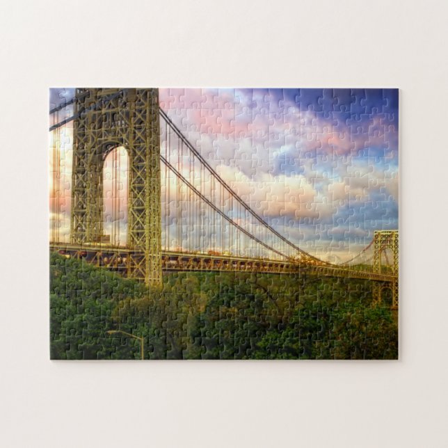Ansicht, die - West von Manhattan Süd schaut Puzzle (Horizontal)
