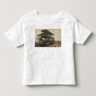 Ansicht einer Doppeldecker-Drahtseilbahn Kleinkind T-shirt