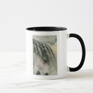 Ansicht einer Frau in den Fällen Tasse