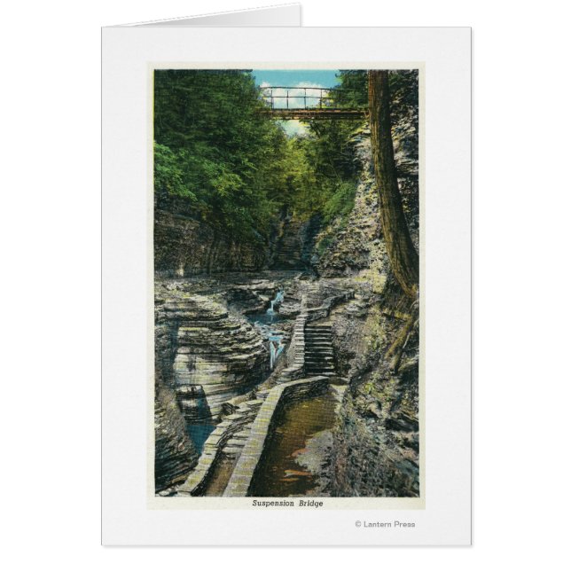 Ansicht einer Hängebrücke (Vorne)