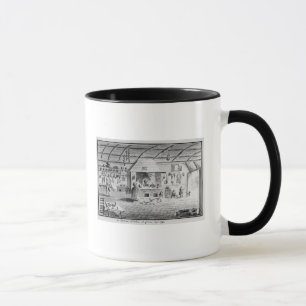 Ansicht einer italienischen Küche bei Lerici Tasse