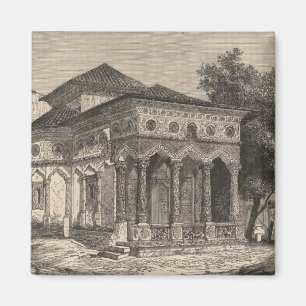 Ansicht einer Kirche in Bukarest Magnet