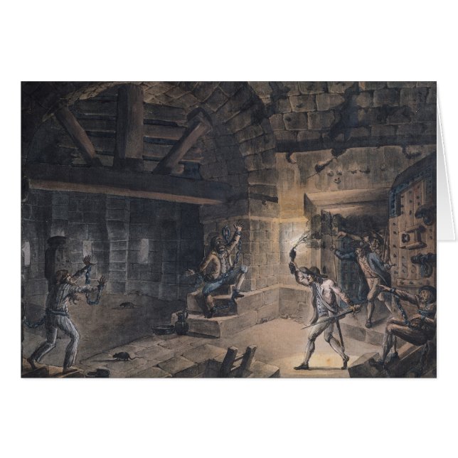 Ansicht einer Zelle in der Bastille (Vorderseite (Horizontal))