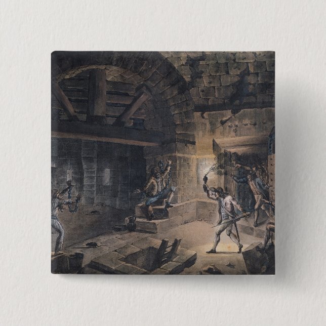 Ansicht einer Zelle in der Bastille Button (Vorderseite)